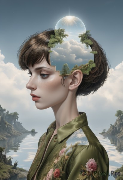 A enchanting day highlighting a female