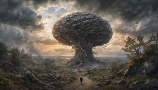 A breathtaking view of a unique subject in outdoors