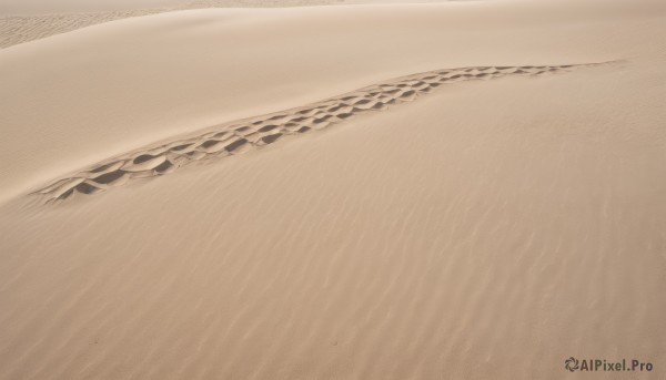 monochrome,outdoors,water,no humans,beach,scenery,sand,sepia,brown theme,desert,still life