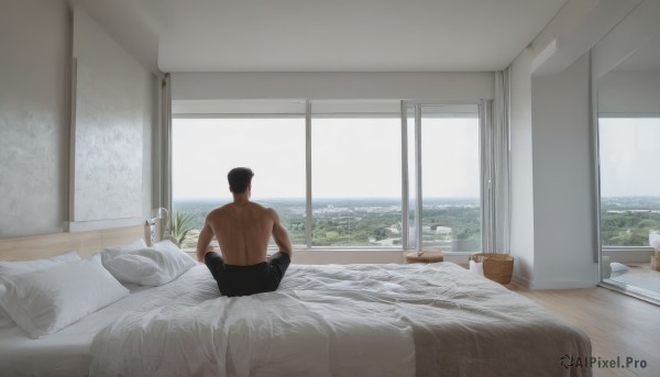 A male portrayed in a vivid day