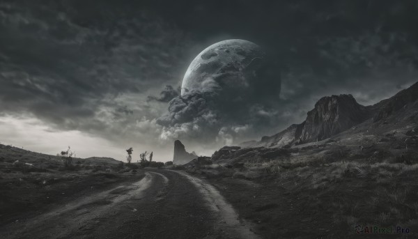A dynamic view of a landscape in outdoors
