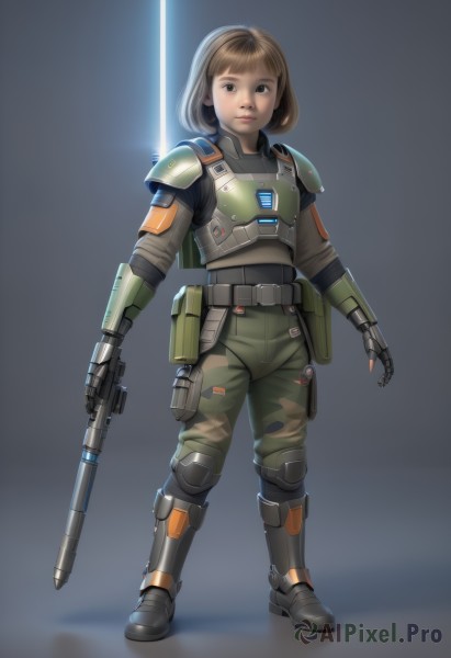 A female showcased in a bold dynamic scene