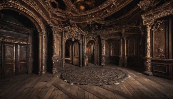 A majestic indoors within a vivid sunlight