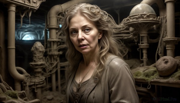 A stunning portrayal of a female in a calm dynamic scene