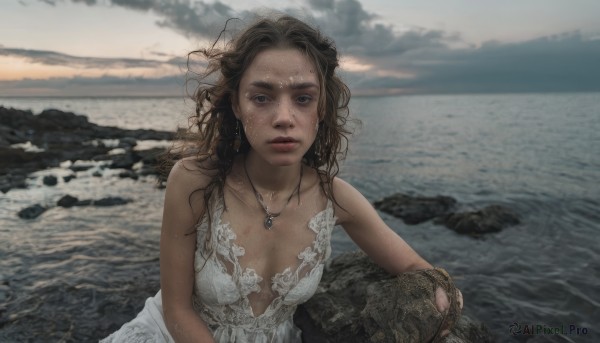 A female in the heart of a peaceful outdoors