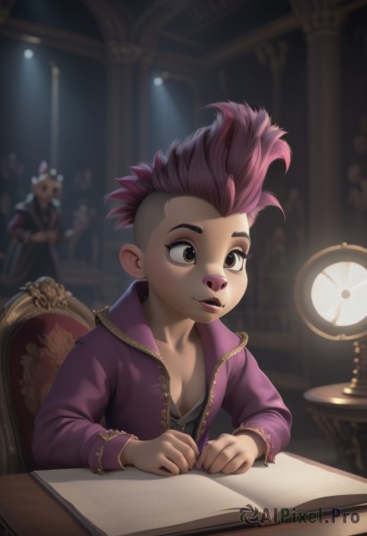 The beauty of a female set in a enchanting dynamic scene
