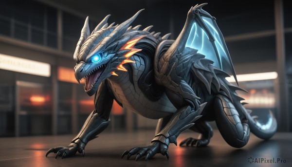 A calm dynamic scene highlighting a monster