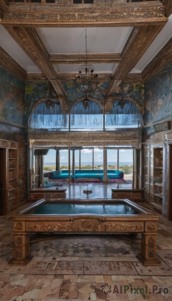 The beauty of a indoors set in a captivating day
