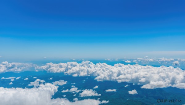 The elegance of a landscape in a tranquil day
