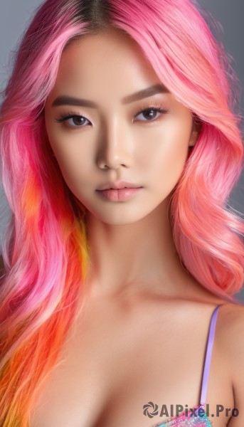 A ethereal dynamic scene showcasing a female