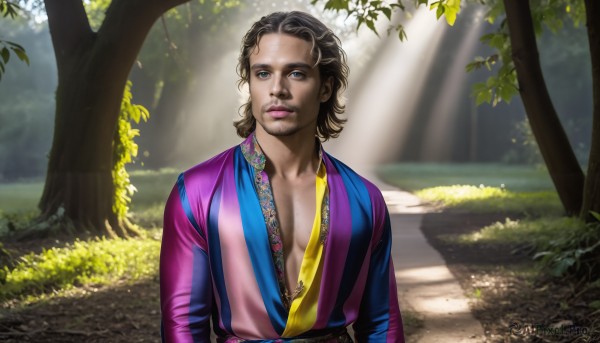A ethereal day showcasing a male