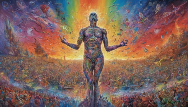 A stunning view of a male in scenery