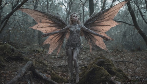 A female in a breathtaking outdoors