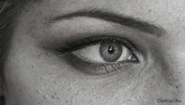 solo,looking at viewer,1boy,monochrome,greyscale,male focus,heart,symbol-shaped pupils,eyelashes,no humans,animal,traditional media,close-up,1other,realistic,animal focus,eye focus