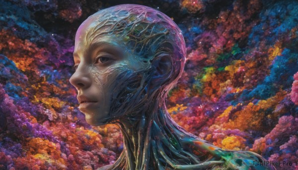 A graceful alien captured in dynamic scene