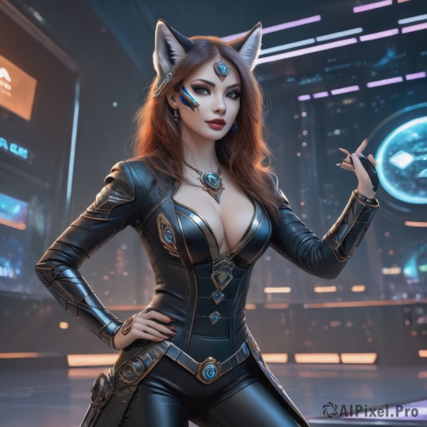 A magnificent female within dynamic scene