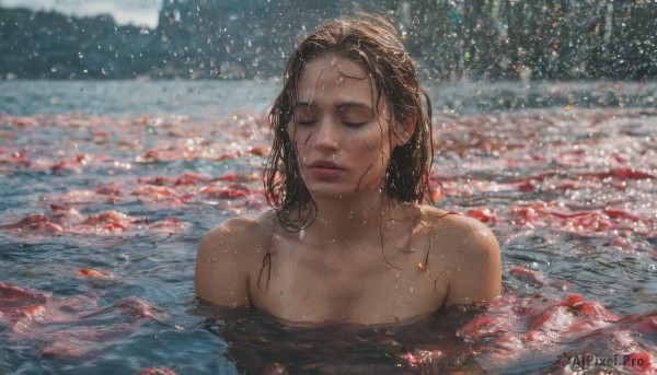 Outdoors brought to life with a serene female