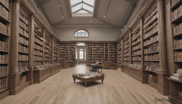 day,indoors,cup,book,no humans,window,chair,table,sunlight,scenery,teacup,wooden floor,bookshelf,shelf,book stack,library,ladder,desk,lamp