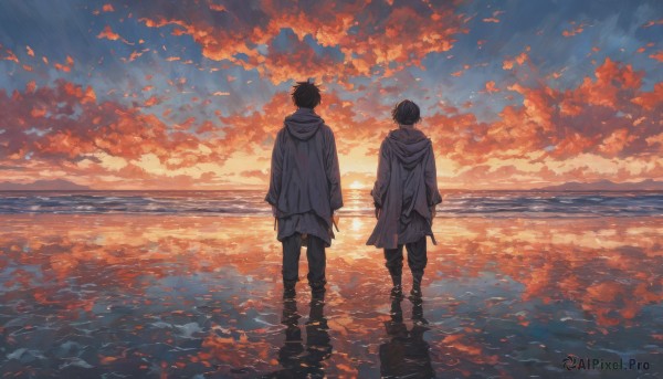 A unique subject portrayed in a refreshing sunset outdoors