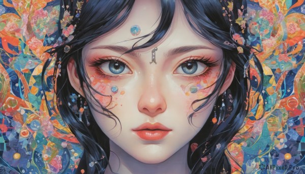 The beauty of a female set in a captivating dynamic scene