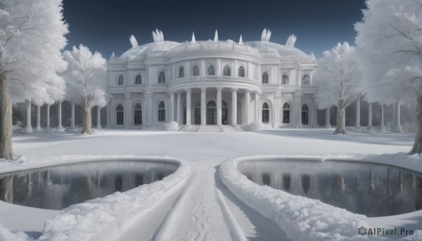 A unique subject captured beautifully in a tranquil snowy day