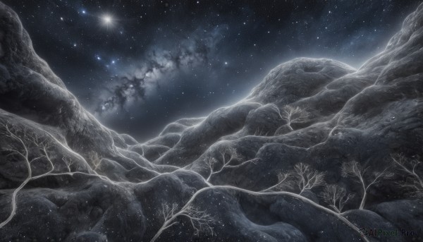 A unique view of a landscape in outdoors