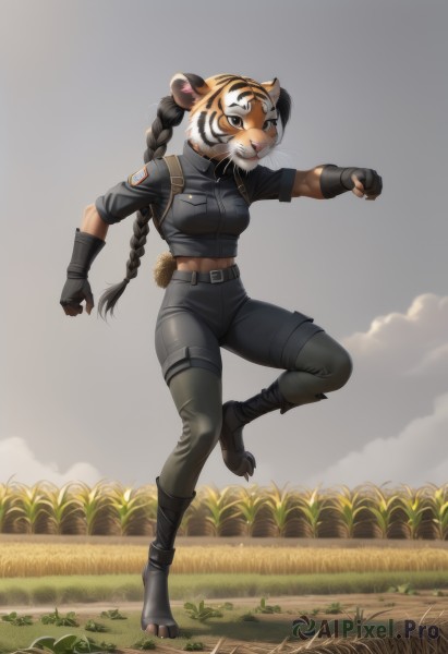 A majestic image of a female in outdoors