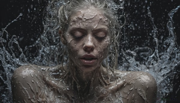 A vibrant female captured in dynamic scene