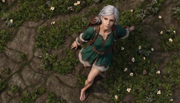 A graceful view of a female in outdoors