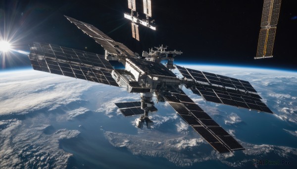 An iconic spacecraft framed by a calm sunlight