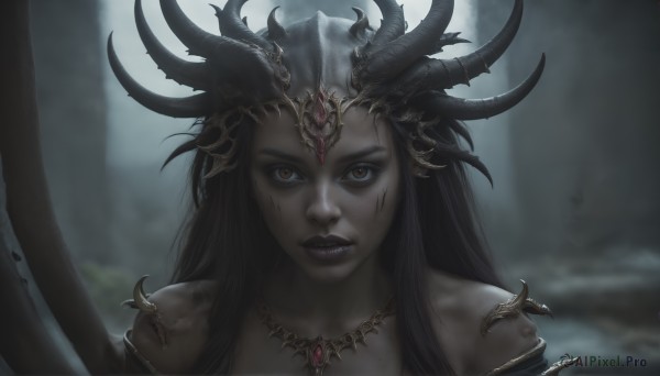 Dynamic scene brought to life with a captivating female
