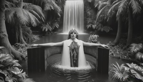 A vivid outdoors showcasing a female