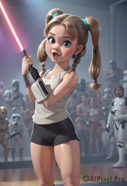 A stunning view of a female in dynamic scene