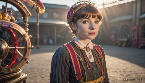 A stunning portrayal of a female in a breathtaking day