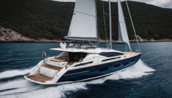 The charm of a boat in a bold day