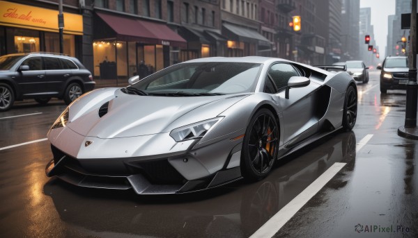 A motor vehicle framed by the beauty of a lush outdoors