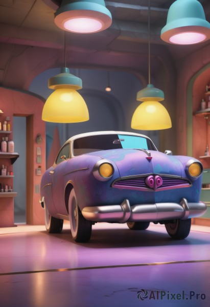A breathtaking dynamic scene featuring a motor vehicle