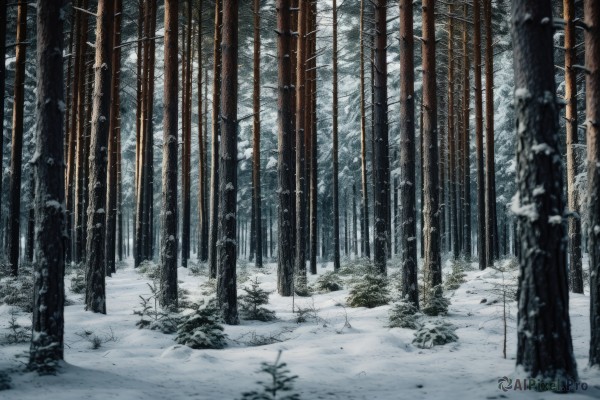 A unique subject framed by the beauty of a majestic snowy day