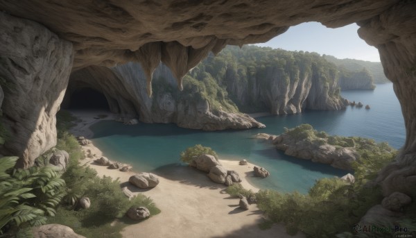 The allure of a landscape in a inviting day