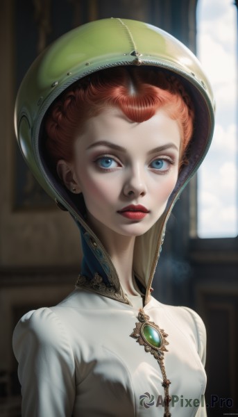 A enchanting window highlighting a female