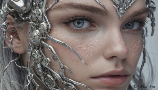 A captivating female within dynamic scene