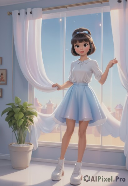 A ethereal day showcasing a female