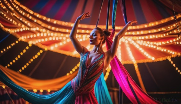 A magnificent female within dynamic scene