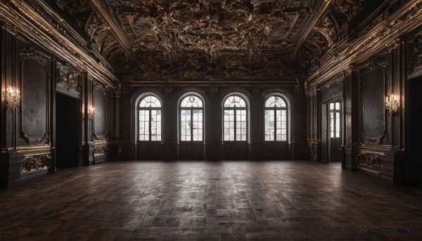 A breathtaking view of a indoors in fiery day