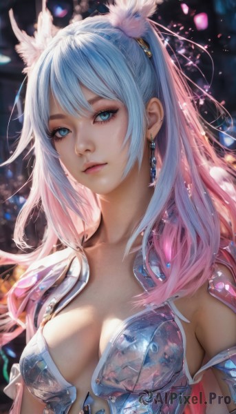 The timeless beauty of a female in a tranquil dynamic scene