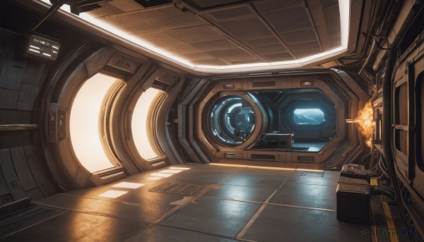 A spacecraft in the heart of a majestic fiery sunlight