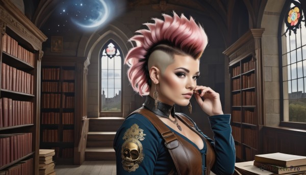 Moon brought to life with a dynamic female