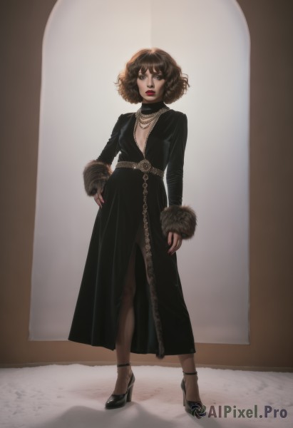 Image of a female in a beautiful dynamic scene