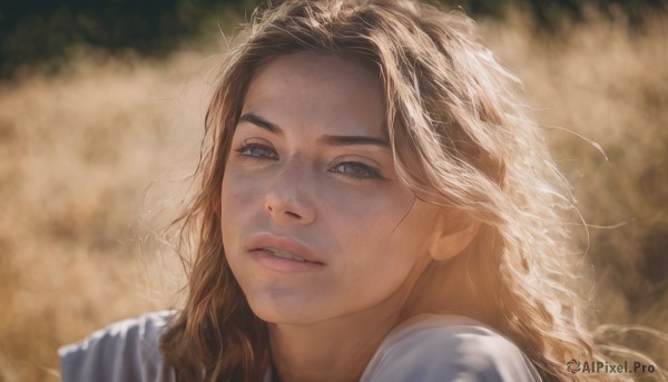 A female in the heart of a majestic dynamic scene