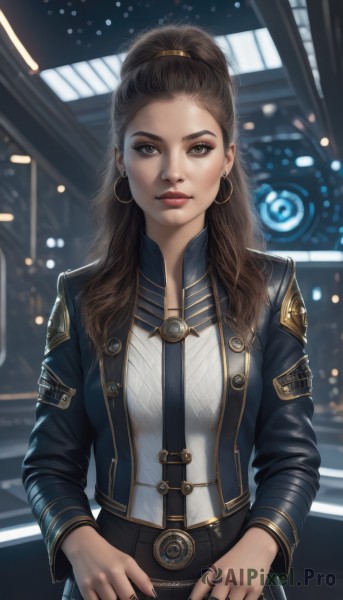 A female captured in a tranquil dynamic scene